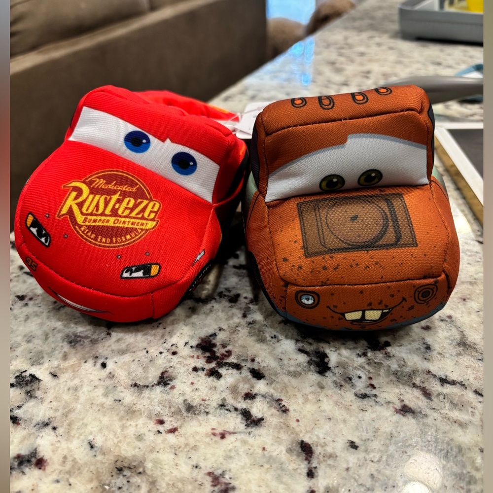 Disney Cars Lightning McQueen toddler slippers NWT